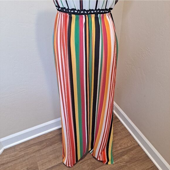 Flying Tomato striped halter neck maxi dress. Size Medium - Picture 3 of 5